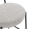 thumbnail image 4 of Elite Living Molly Boucle Dining Chair Taupe Grey, 4 of 5