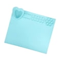 thumbnail image 3 of Silicone Craft Mat Epoxy Making Tool Silicone Mat for Graffiti Mat Painting Blue, 3 of 9