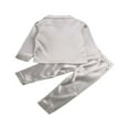 thumbnail image 5 of Pyjamas en Satin de Soie pour Filles Pyjamas Enfants Manches Longues Ensemble de Pjs Vêtements de Nuit, 5 of 5