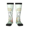 thumbnail image 2 of Picia Women Crew Soft Moisture-wicking Socks Books Pattern Design Cotton Socks, One Size fit All, 2 of 9