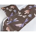 thumbnail image 3 of Tropical Vibes Bed Runner Set, Simple Design Boho Modern Dragonfly Pattern with Muted Colors, Decorative Bedding Scarf & a Pillow Sham for Hotels Homes, Twin, Lavender Umber Pale Mauve, by Ambesonne, 3 of 3