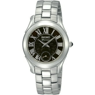 Seiko Women's SUR749P1,dress,dark dial,Stainless Steel Case and