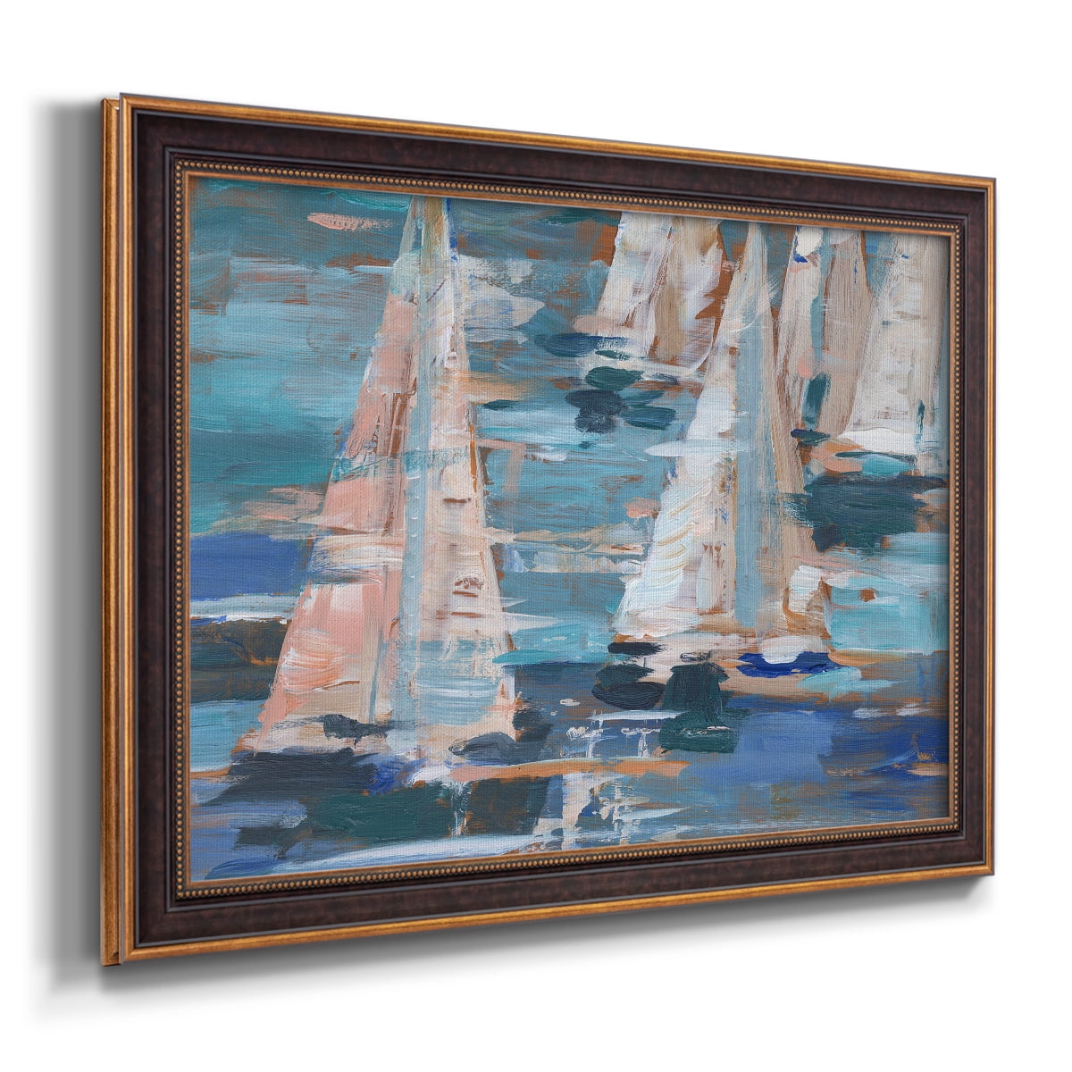 Pop Regatta I Premium Framed Canvas- Ready to Hang
