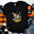 thumbnail image 1 of Kaus Disney Gambar Mickey dan Minnie Lucu Motif Mumi Wanita Mode Trik atau Suguhan Pakaian Lucu Halloween untuk Anak Perempuan2XS Gao Jinjia LED, 1 of 2