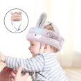 thumbnail image 3 of Sombrero de seguridad ajustable para bebés Cojín para la cabeza transpirable para la cabeza a caminar de - astas beige Hugo cojín de sombrero de niño, 3 of 8