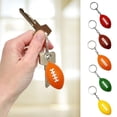 thumbnail image 2 of Rugby Keychain Mini Keychain Pendant Simulation Realistic Rugby Decor Decorative Anti-fall Ornamental Rugby Key Ring Pendant Outdoor Supply, 2 of 6