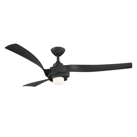 Wind River Ceiling Fans WR1804MB 60 in. Kurve Smart Ceiling Fan, Black