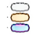 thumbnail image 3 of Yuarrent Bandeja de cosméticos, collar, anillo, brazalete, placa de exhibición de joyería, organizador de frutas, espejo, chapado en Metal Type2 NO2 Yuarrent HA061066-02, 3 of 6