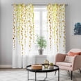 thumbnail image 4 of Sage Green Polka Dots Kitchen Curtains Window Panels, Vintage Abstract Art Watercolor Insulated Window Treatment Curtain, Grommet Curtains for Bedroom/Living Room/Bathroom, 2 Piece 42"Wx84"L, 4 of 8
