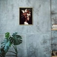 thumbnail image 2 of Nawypu Framed African American Canvas Wall Art,Flower on Black Girl Women Head Butterfly Pictures Paintings Prints Wall Decor Vintage Modern Abstract Posters for Living Room Bedroom Office, 2 of 4