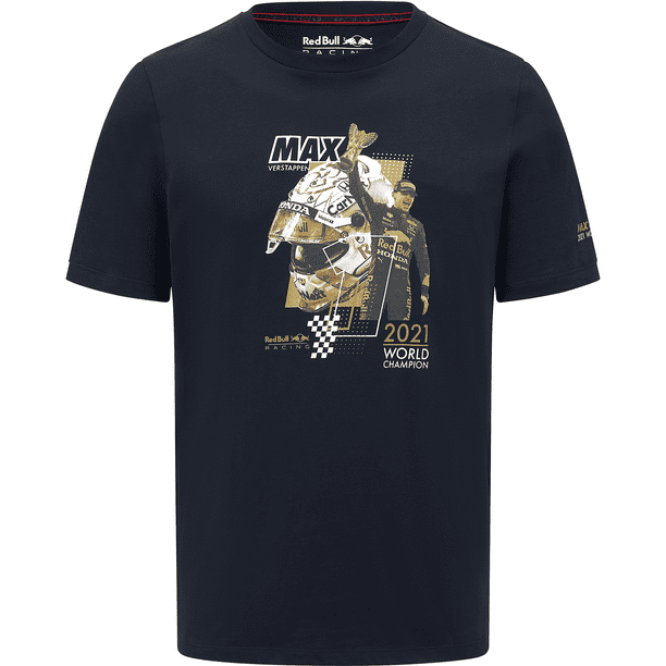 Mainstream Klagen puppy Red Bull Racing F1 Men's Special Edition Max Verstappen Champion Tribute  Graphic T-Shirt - Walmart.com