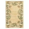 KAS Rugs Ruby 8996 Natural Fauna Area Rug - Beige / Ivory