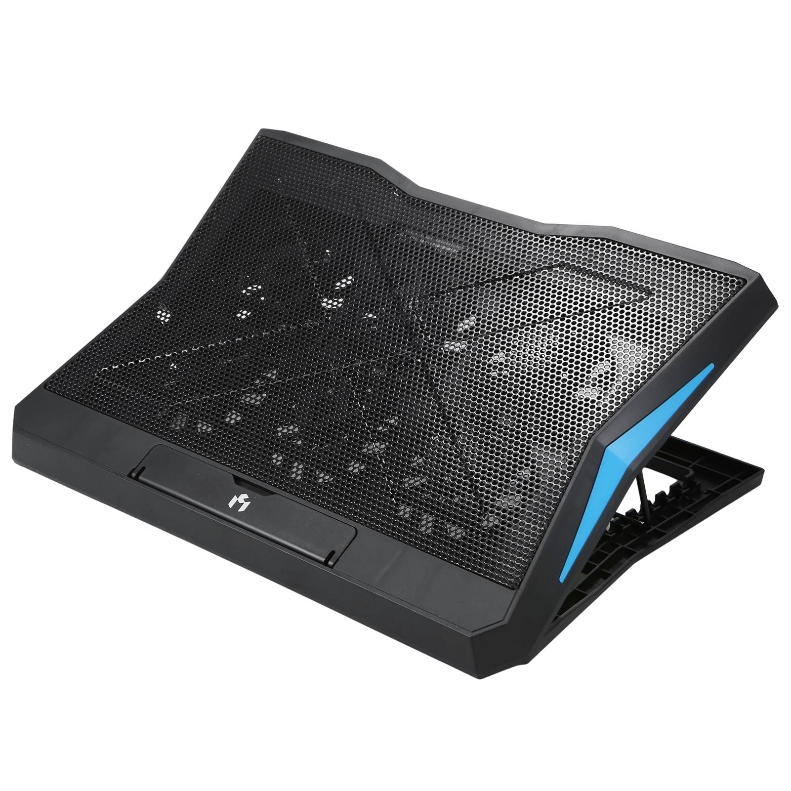 Cooling Foldable Laptop Cooler 6-fan Laptop Cooling Stand Low Noise With 6-level Adjustable Height Dual USB Ports Wide Compatibility