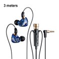 thumbnail image 4 of Auriculares con cable 96dB 3.5mm Reducción de ruido en auditorios de audio al aire libre en vivo Streaming en vivo Grabación de voz Vlogging Auriculares Azul 3 metros seitruly EL022391-06B, 4 of 7