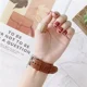 thumbnail image 5 of Correa 22mm Piel Cuero Con Costuras Para Fossil Q Marshall, 5 of 8