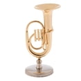 thumbnail image 3 of Modelo de tuba en miniatura 1:12 Zulema con caja de cuero PU, 3 of 6