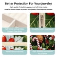 thumbnail image 3 of Christmas Crutches Travel Portable Square Decorative Box with Necklace Holder and Jewelry Organizer - Ideal for Rings, Earrings, Necklaces, Bracelets - Suitable for Girls and Women, 3 of 6