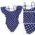 thumbnail image 1 of CTIRCHIU 1Set Maternity Swimsuit Comfortable Protection Adjustable Straps Dark Blue White Polyester XXL, 1 of 4