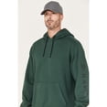 thumbnail image 2 of Hawx Men's Primo Logo Graphic Fleece Hooded Work Sweatshirt - HXFA20K30-DRK GRN Medium  US, 2 of 4