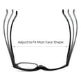 thumbnail image 4 of 2Pairs  Makeup Reading Glasses for Women Flip Down Cosmetic Magnifying Readers Make Up Eyeglasses with Spring Hinge, 4 of 5