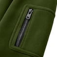 thumbnail image 6 of Oazcsf Mens Zip Up Sweatshirt Polar Fleece Stand Collar Long Sleeve Sweater Winter Warm Loose Fit Pullover, 6 of 6