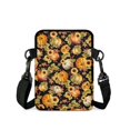 thumbnail image 2 of Psesaysky Thanksgiving Pumpkin Sunflower Sling Shoulder Bag Stretch Polyester Cross Body Phone Purse for Women, with Pockets with Zipper Crossbody Bags, 2 of 7