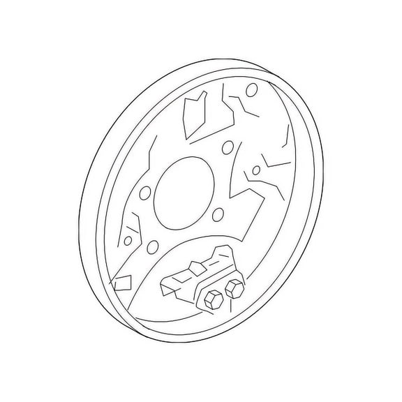 Genuine OE Toyota Backing Plate 47043-20140