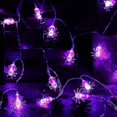 thumbnail image 4 of Juego de 3 cadenas de luces de Halloween de 20 luces decorativas de Halloween con pilas LED, 4 of 4
