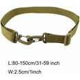 thumbnail image 2 of 2Pcs Adjustable 1-Inch Universal Tactical Bag Strap Replacement Nylon Shoulder Sling Strap for Water Bottle Pouch Hunting Bag, 2 of 7