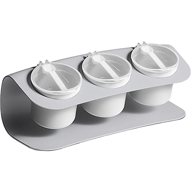 Caja De Condimentos Contenedor De Condimentos A Prueba De Polvo Contenedor De Condimentos Seguro Dispensador De Condimentos Olla De Condimentos Simple Para Condimentar Sal Azúcar Pimienta Yuarrent HA027133-02
