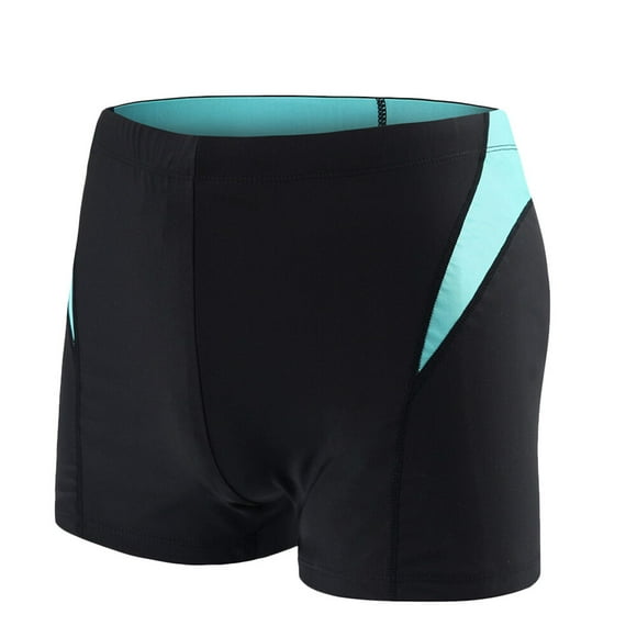 Traje de baño de una pieza para hombre, para exteriores, playa, elástico, para natación (azul marino, 3XL)