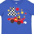 thumbnail image 4 of Inktastic Happy 4th Birthday Red Racing Car Boys or Girls Toddler T-Shirt, 4 of 5