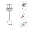 thumbnail image 4 of 1 Pc Durable Clarinet Music Stand Portable Music Score Marching Music Stand (Silver), 4 of 6