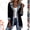 Black, variant on Women’s Elegant Denim Spliced Ribbed Knit Coat
Women's Denim Patchwork Knit Sweater Blazer with Pockets, Casual Button Down Long Sleeve Jacket Fall Cardigans