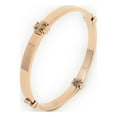 thumbnail image 3 of Tory Burch Logo Bangle Bracelet, Rose Gold, 3 of 10