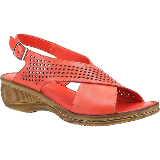 Fleet & Foster Womens Judith Open Toe Leather Sandals