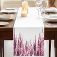 thumbnail image 3 of Table Runners 72 Inches Long Dress Scarves, Pink Farmhouse Kitchen/Dining Table Runner, Coffee Tablerunners, Summer Botanical Leaves Watercolor 14x72 Inch, 3 of 9