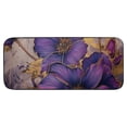 thumbnail image 2 of WERPE Flowers Purple Gold Front Door Mat Outdoor Entrance Mat for Home Entrance Outside Entry 19.68*47.24 in, 2 of 6