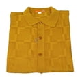 thumbnail image 2 of Mens Stacy Adams Italian Style Knit Woven Shirt Short Sleeves 71010 Gold, 2 of 4