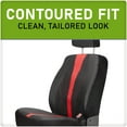 thumbnail image 6 of Auto Drive 2-Piece Black-Red Marlo Seat Covers, 6 of 9