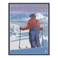 thumbnail image 2 of Skier Admiring, Steamboat Springs, Colorado (1000 Piece Puzzle, Size 19x27, Challenging Jigsaw Puzzle for Adults and Family, Made in USA), 2 of 4
