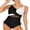 Black, variant on Ochine Girls One Piece Swimsuit Criss Cross Mesh Bathing Suits Color Block Big Girls Modest Swimwear with Removable Pads 9-16Y