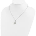 thumbnail image 5 of Sterling Silver Aug. Cz Stone Never Forget Tear 18In Birthstone Necklace Made In China qsx187, 5 of 5