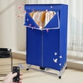 thumbnail image 3 of Clothes Dryer Portable Mini Dryer Machine Electric Indoor Wet Laundry Warm Air Drying Blue, 3 of 12