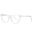 thumbnail image 4 of Marco negro luz anti-azul espejo plano calle foto gafas marco transparente mujeres, 4 of 5