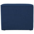 thumbnail image 3 of Meridian Furniture Miramar Bleu Marine Durable en Lin Texturé Sans Accoudoirs, 3 of 7