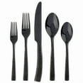 thumbnail image 2 of Hampton Forge Paris Hammered , Stainless Steel, 20-Piece Flatware Set, Gunmetal, 2 of 5