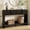 Black - Fluted Panel - 45", variant on Merluxy 55" Fluted Console Table with 2 Drawers and Open Shelf, Modern Entryway Table with Rounded Edges, for Hallway, Living Room, Black