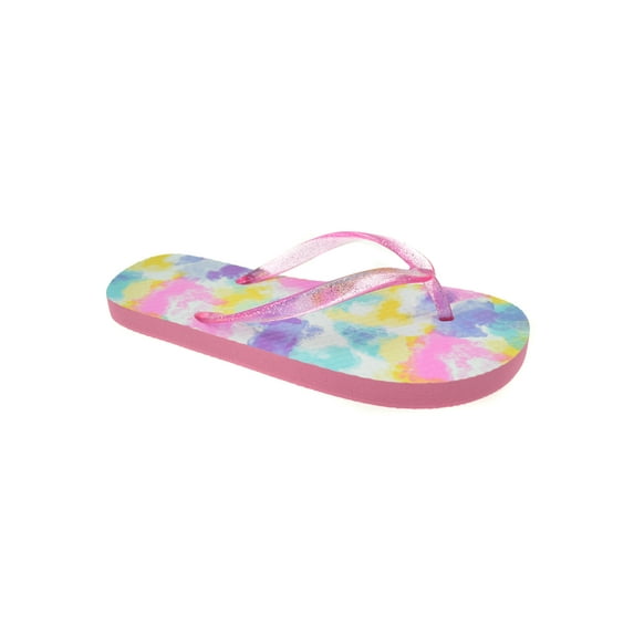 Wonder Nation Girls Printed Flip Flops, Sizes 11/12 - 6