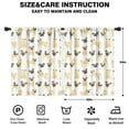 thumbnail image 2 of Blackout Kids Curtains,Cute Cartoon Pug Childrens Insulated Curtains Set Of 2,Bedroom Essentials,Toddler Room Decor 42x54in(106x137cm), 2 of 4